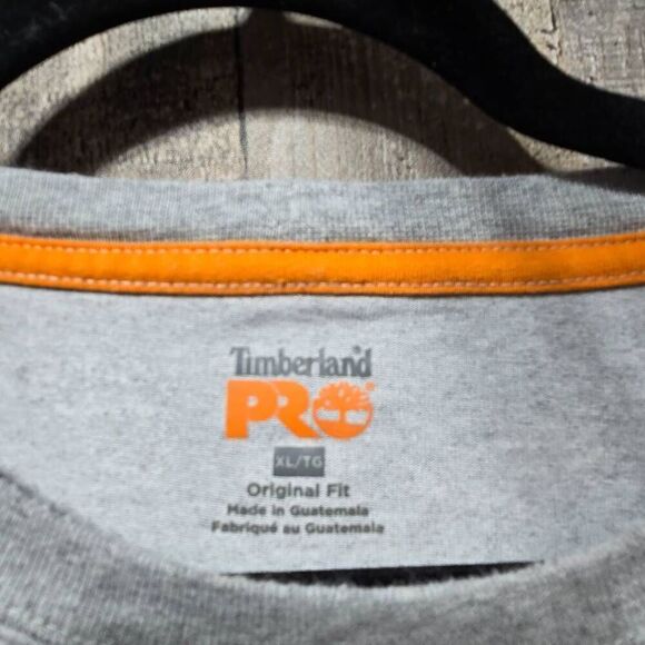 5/$25 Timberland PRO Men's Size Base Plate Blended Short Sleeve T-Shirt - Picture 5 of 5